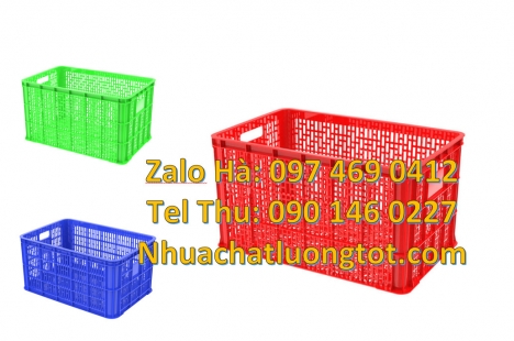 sóng nhựa hở giá bao nhiêu,rổ nhựa, Thùng nhựa đặc B3, thùng nhựa đựng thủy sản, Sóng nhựa 26 bánh x