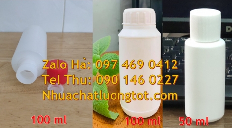 Bán chai nhựa vuông, Chai 50ml đựng thuốc sâu, chai nhựa đựng hóa chất 250 ml 500ml. Chai nhựa 50ml