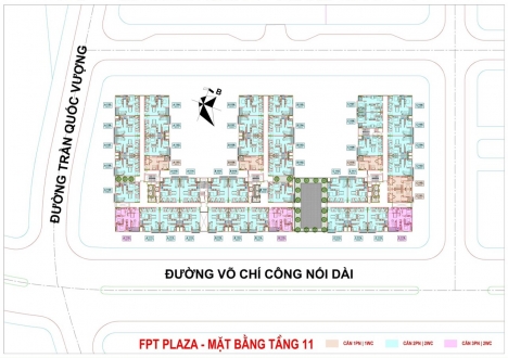 Cho thuê căn hộ Fpt plaza1 tầng cao thoáng mát, đi thang máy