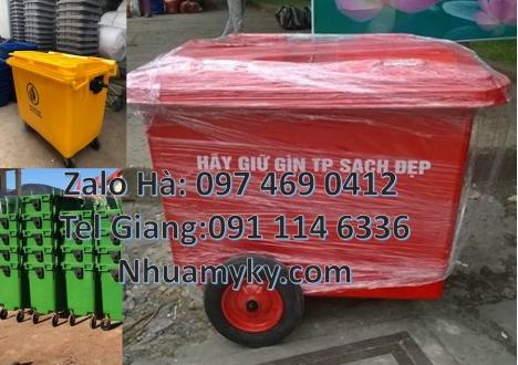Xe chở rác 660 lít, xe chở rác 1000 lít, bán sỉ xe rác 660l Xe chở rác 1000l giá rẻ, Xe rác nhựa com