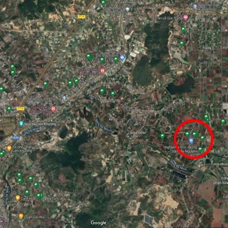 Bán Đất Bồng Lai 850 Triệu DT 107m2 (5x21,3m) Thổ Cư 75m2 Thôn 3 - Đạ Ròn - Đơn Dương