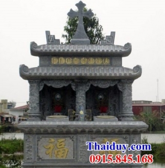 66 nhà mồ đạo đá đẹp kon tum - mẫu bia mộ đá công giáo