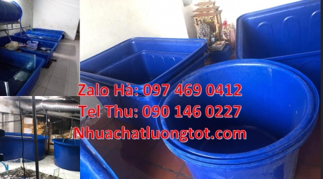 thùng nhựa 1200 lít, thùng tròn, thùng nuôi cá 500l, thùng nhựa tròn, thùng nhựa chữ nhật 1000 lí