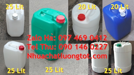 can nhựa 5 lít trong can 18l đựng mật mía, can nhựa giá rẻ, can dẹp 30 lít đựng thuốc thú y giá re