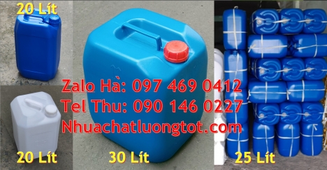 can nhựa 5 lít trong can 18l đựng mật mía, can nhựa giá rẻ, can dẹp 30 lít đựng thuốc thú y giá re