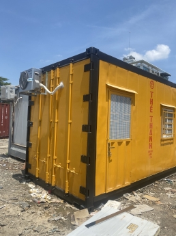Container văn phòng 20ft có máy lạnh