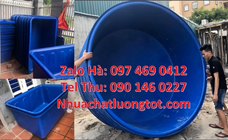 thùng nhựa 1200 lít, thùng tròn, thùng nuôi cá 500l, thùng nhựa tròn, thùng nhựa chữ nhật 1000 lí