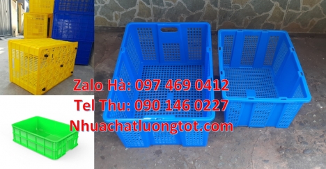 sóng nhựa 26 bánh xe Giỏ đựng trái cây, Rổ nhựa, Sóng Nhựa Công Nghiệp, Sóng Bít, Sóng Hở, Rổ Nhựa C