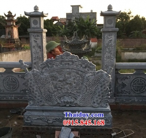 99 bức bình phong đá đẹp - cuốn thư bằng đá xanh