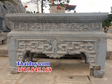 15 bàn lễ đẹp vĩnh phúc - bàn lễ đá ngoài trời