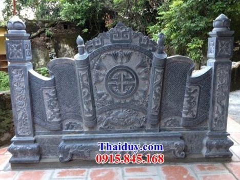 99 bức bình phong đá đẹp - cuốn thư bằng đá xanh