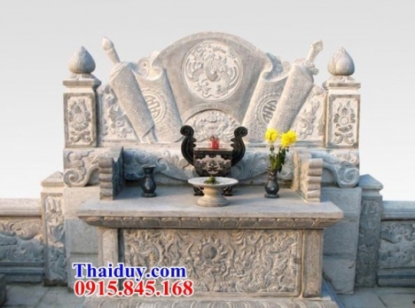 15 bàn lễ đẹp vĩnh phúc - bàn lễ đá ngoài trời