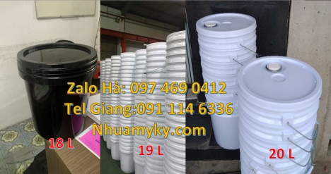 Vỏ thùng sơn 3,8 lít, Vỏ thùng 5 lít quai nhựa, Vỏ thùng sơn 20 lít quai sắt, Vỏ thùng sơn