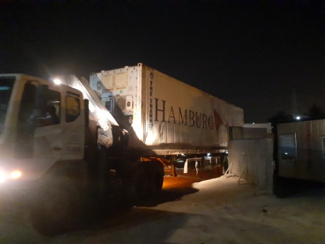 Bàn giao container lạnh 40 HAMBURG.