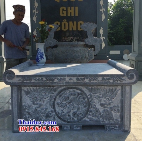 16 phú thọ bán bàn lễ đá đẹp - bàn thờ bằng đá nguyên khối