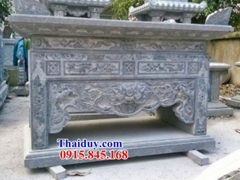 15 bàn lễ đẹp vĩnh phúc - bàn lễ đá ngoài trời