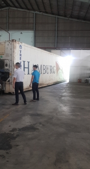 Bàn giao container lạnh 40 HAMBURG.