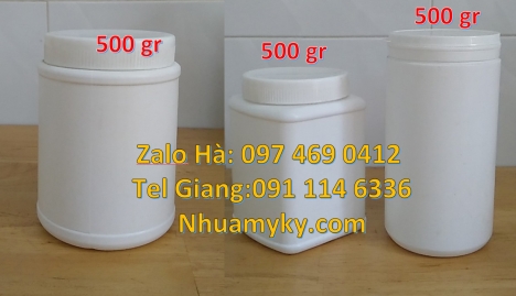 Hũ nhựa 2kg hdpe, Hũ 0.5kg lùn, Hũ đựng nông dược, Hũ nhựa 500gr đựng nông dược, hũ nhựa đựng kẹo ca