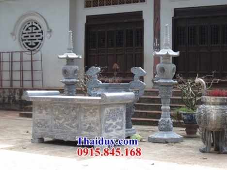 15 bàn lễ đẹp vĩnh phúc - bàn lễ đá ngoài trời