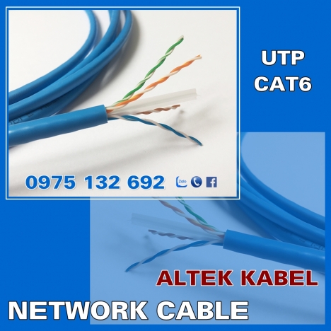Dây cáp mạng UTP CAT6, UTP CAT5E Altek Kabel