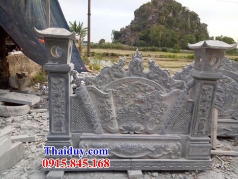 77 cuốn thư đá đẹp bình dương - bức bình phong bằng đá
