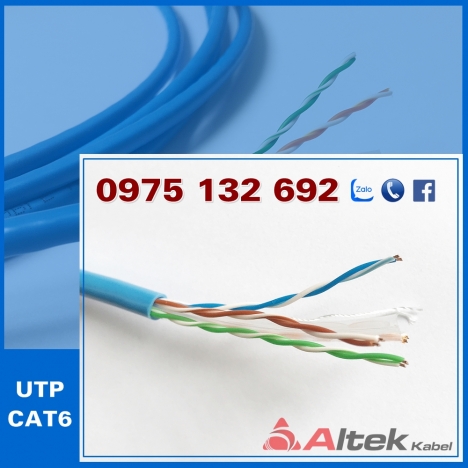 Dây cáp mạng UTP CAT6, UTP CAT5E Altek Kabel