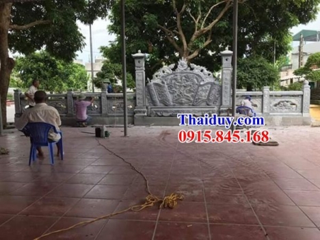 77 cuốn thư đá đẹp bình dương - bức bình phong bằng đá