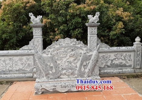 99 bức bình phong đá đẹp - cuốn thư bằng đá xanh