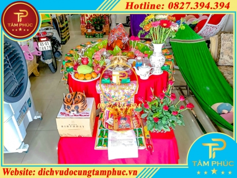 Dịch vụ chuẩn bị mâm lễ cúng đầy tháng trọn gói