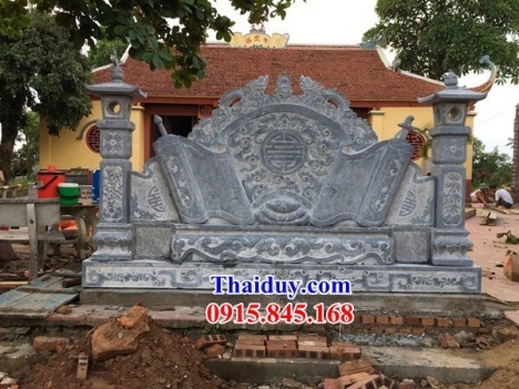 44 cuốn thư đá đẹp bình dương - bức bình phong bằng đá