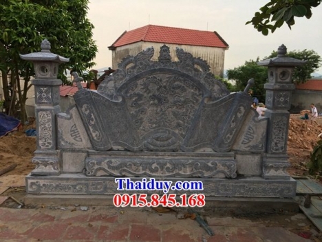 44 cuốn thư đá đẹp bình dương - bức bình phong bằng đá