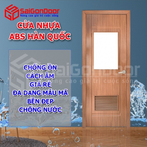 CỬA NHỰA GIẢ GỖ GIÁ RẺ CHỈ TỪ 2,000,000Đ/ BỘ