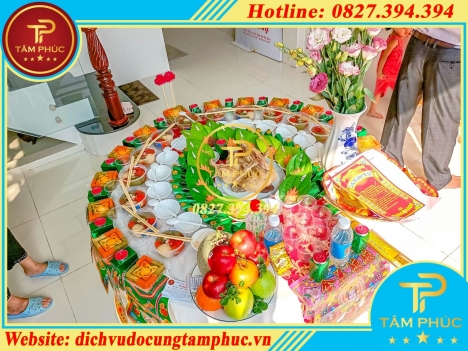 Dịch vụ chuẩn bị mâm lễ cúng đầy tháng trọn gói