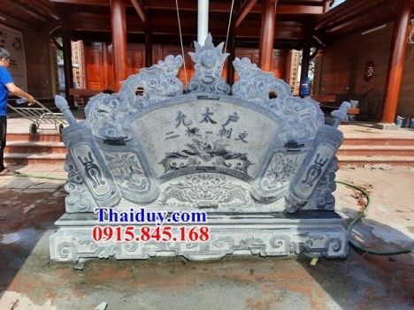 44 cuốn thư đá đẹp bình dương - bức bình phong bằng đá
