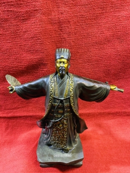 Tượng Gia Cát Lượng Khổng Minh thần thái