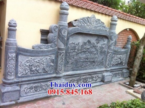 77 cuốn thư đá đẹp bình dương - bức bình phong bằng đá