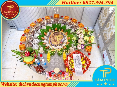 Dịch vụ chuẩn bị mâm lễ cúng đầy tháng trọn gói