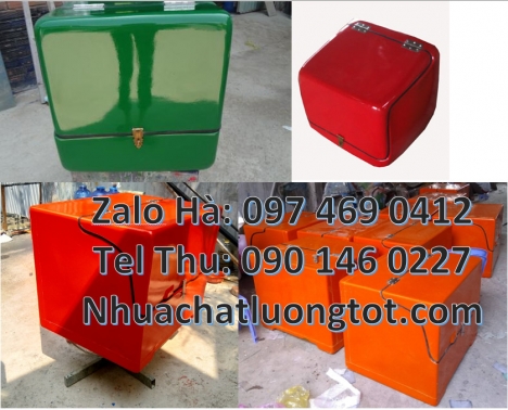 Thùng giữ nhiệt xe máy, Thùng chở hàng cỡ lớn, Thùng giao cơm văn phòng, Thùng giao trái cây, Thùng