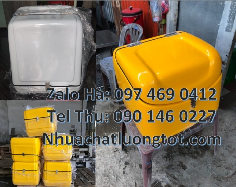 Thùng giữ nhiệt xe máy, Thùng chở hàng cỡ lớn, Thùng giao cơm văn phòng, Thùng giao trái cây, Thùng