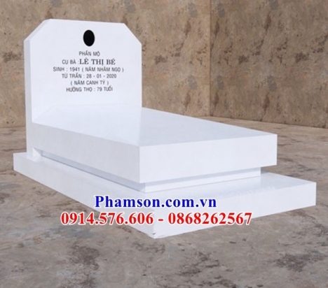 46 mộ đá đơn giản giá rẻ sóc trăng - mộ đá kim tĩnh không mái