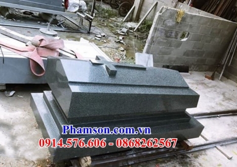 46 mộ đá đơn giản giá rẻ sóc trăng - mộ đá kim tĩnh không mái