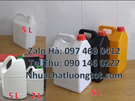 Can 2l vuông, can 4l tròn, can 5l vuông, can nhựa nhỏ giá rẻ Địa chỉ bán can nhỏ, Can dẹp 0.5L, can