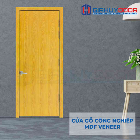 Báo giá cửa gỗ công nghiệp MDF veneer|GiaHuyDoor