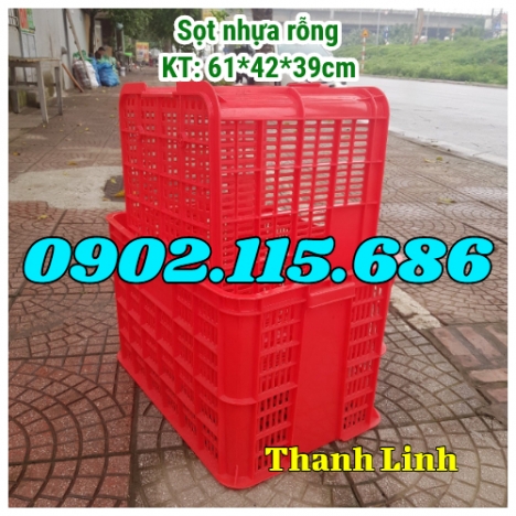 Sóng nhựa rỗng, sọt nhựa HS005, thùng nhựa rỗng, sóng nhựa hở 3T9, sóng nhựa công nghiệp, sọt nhựa s