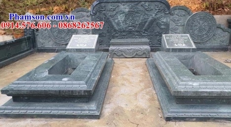 46 mộ đá đơn giản giá rẻ sóc trăng - mộ đá kim tĩnh không mái