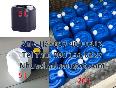Can 2l vuông, can 4l tròn, can 5l vuông, can nhựa nhỏ giá rẻ Địa chỉ bán can nhỏ, Can dẹp 0.5L, can