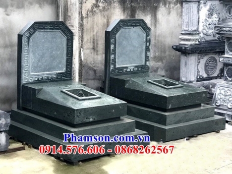 46 mộ đá đơn giản giá rẻ sóc trăng - mộ đá kim tĩnh không mái