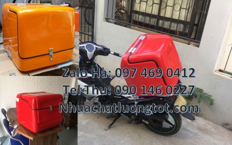 Thùng giữ nhiệt xe máy, Thùng chở hàng cỡ lớn, Thùng giao cơm văn phòng, Thùng giao trái cây, Thùng