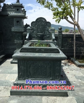 46 mộ đá đơn giản giá rẻ sóc trăng - mộ đá kim tĩnh không mái