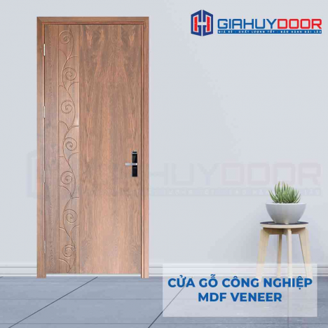 Báo giá cửa gỗ công nghiệp MDF veneer|GiaHuyDoor